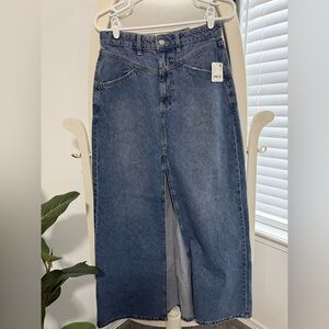 NWT Free People denim skirt